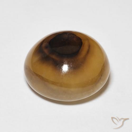 Ágata Multicolor natural de 10.40 ct, Redondo, Translúcido