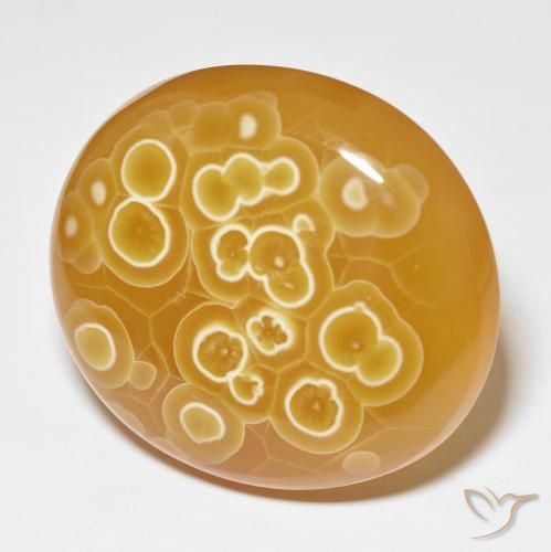 Ágata Multicolor natural de 110.36 ct, Ovalada, Opaco