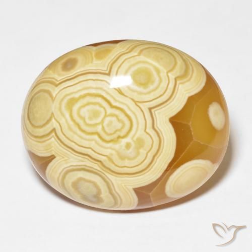 38.35ct Natural Multicolor Ágata, Ovalada, Opaco