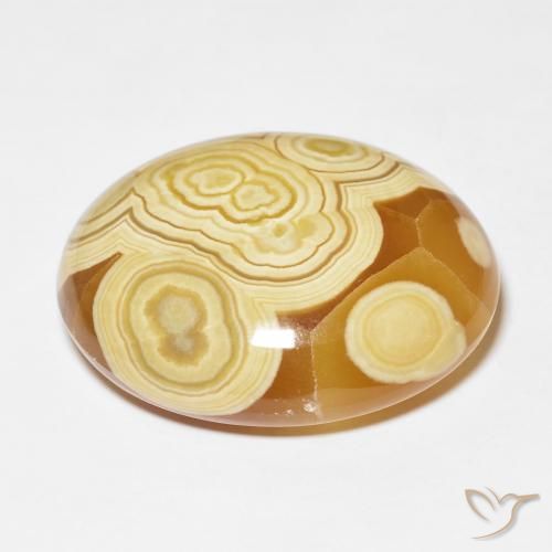 Ágata Multicolor natural de 38.35 ct, Ovalada, Opaco