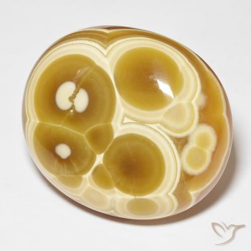Ágata Multicolor natural de 96.70 ct, Ovalada, Opaco