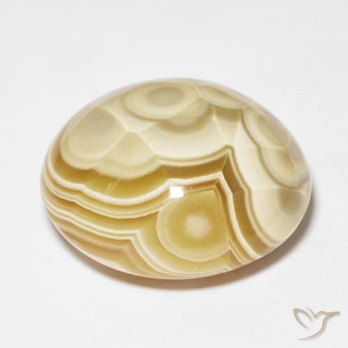 Ágata Multicolor natural de 41.88 ct, Ovalada, Opaco