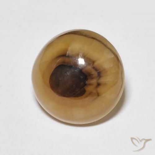 Ágata Multicolor natural de 7.88 ct, Redondo, Translúcido