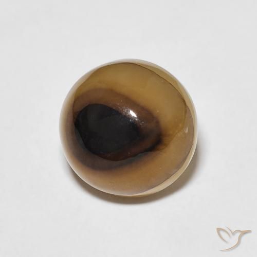 Ágata Multicolor natural de 4.86 ct, Ovalada, Translúcido