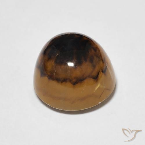 Ágata Multicolor natural de 4.35 ct, Redondo, Translúcido