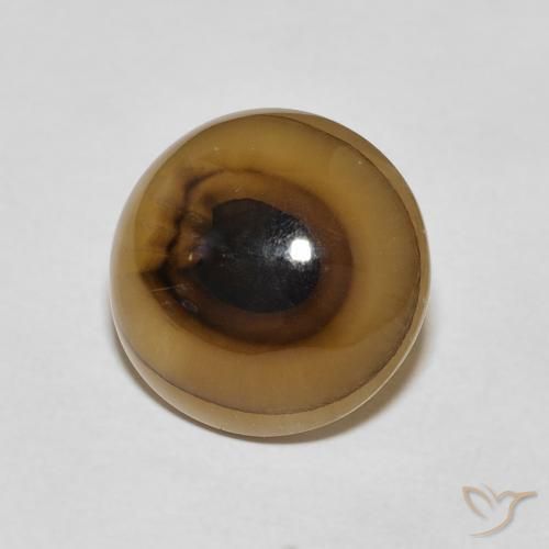 Ágata Multicolor natural de 7.04 ct, Redondo, Translúcido