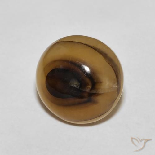 Ágata Multicolor natural de 8.35 ct, Redondo, Translúcido