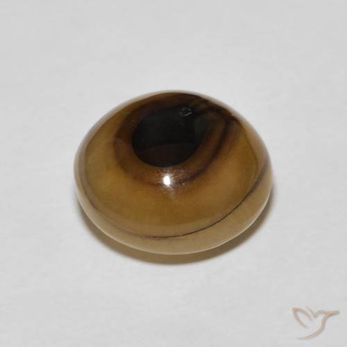 Ágata Multicolor natural de 8.35 ct, Redondo, Translúcido
