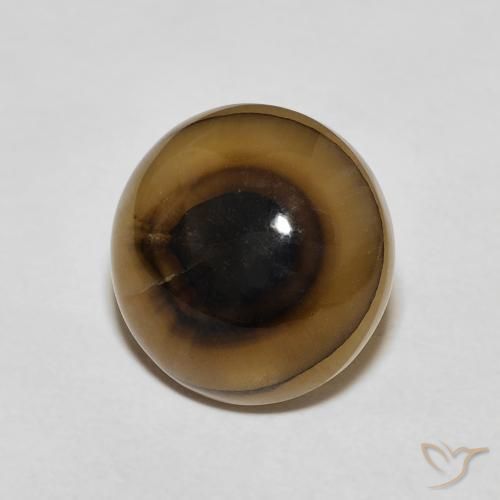 Ágata Multicolor natural de 9.22 ct, Redondo, Translúcido