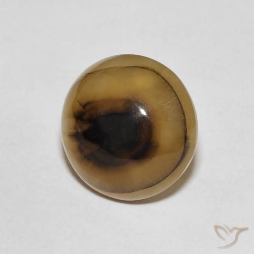 Ágata Multicolor natural de 7.46 ct, Redondo, Translúcido