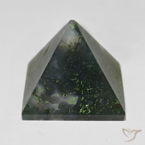 97.43ct Natural Verde medio Ágata, Cuadrado, Opaco