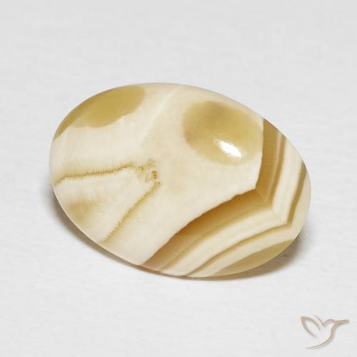 Ágata Multicolor natural de 5.71 ct, Ovalada, Opaco