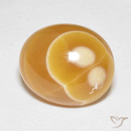 Ágata Multicolor natural de 15.79 ct, Ovalada, Opaco