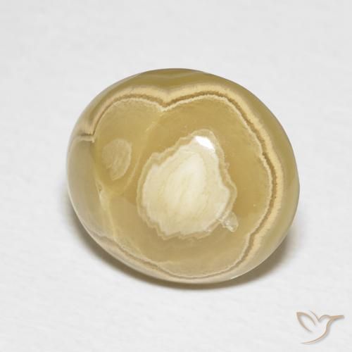 Ágata Multicolor natural de 5.65 ct, Ovalada, Opaco