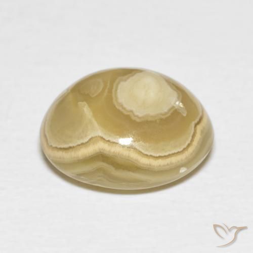 Ágata Multicolor natural de 5.65 ct, Ovalada, Opaco