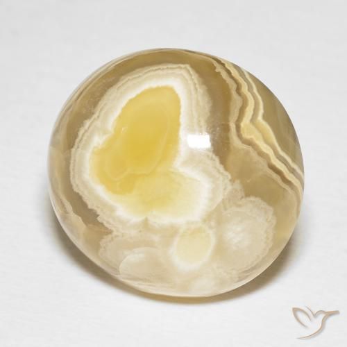 Ágata Multicolor natural de 22.35 ct, Ovalada, Opaco