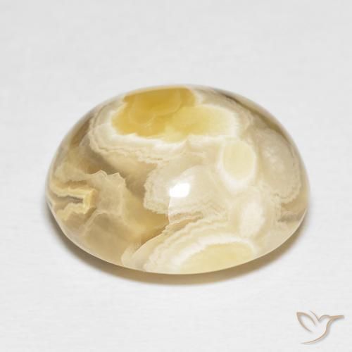 Ágata Multicolor natural de 22.35 ct, Ovalada, Opaco