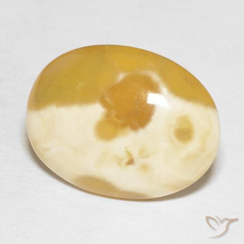 Ágata Multicolor natural de 18.52 ct, Ovalada, Opaco