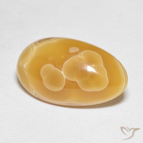 Ágata Multicolor natural de 12.95 ct, Ovalada, Opaco