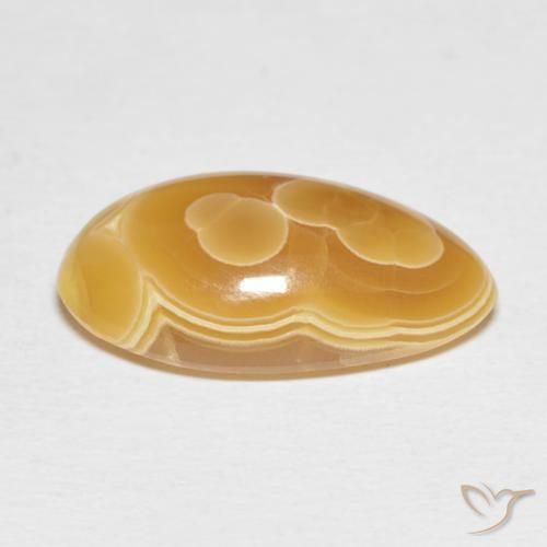 Ágata Multicolor natural de 12.95 ct, Ovalada, Opaco