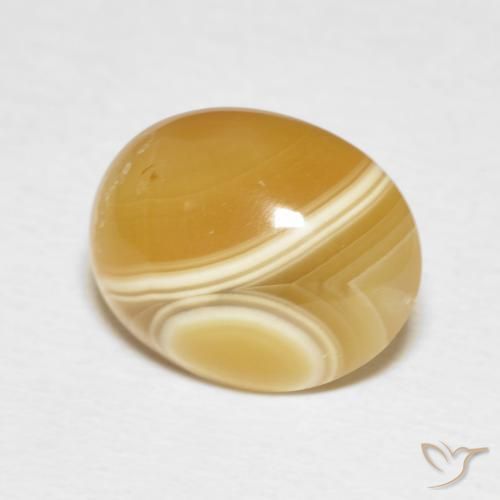 Ágata Multicolor natural de 6.27 ct, Ovalada, Opaco