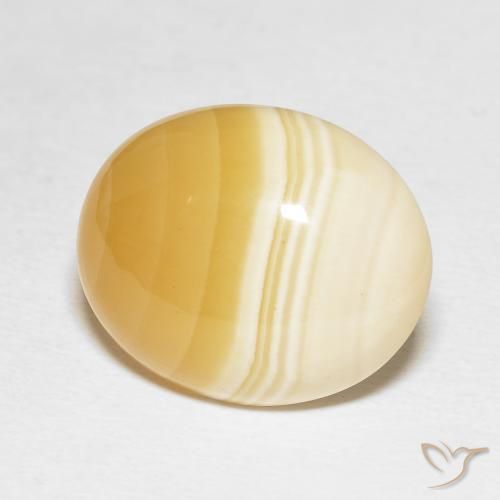 Ágata Multicolor natural de 17.37 ct, Ovalada, Opaco
