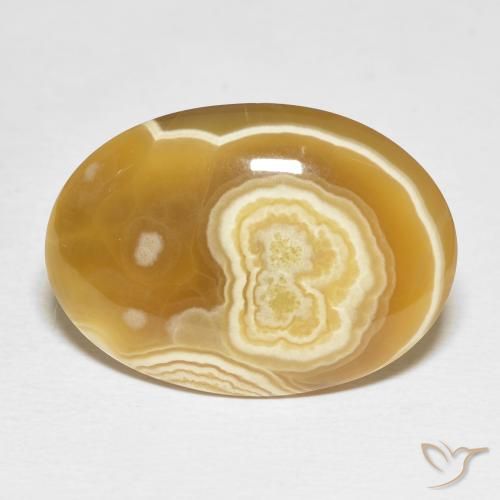 20.50ct Natural Multicolor Ágata, Ovalada, Opaco