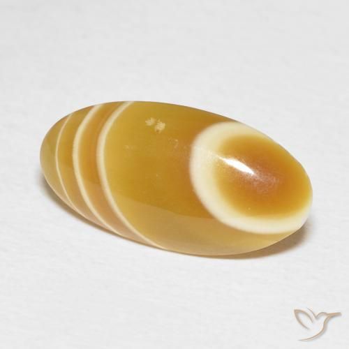 Ágata Multicolor natural de 4.82 ct, Ovalada, Opaco