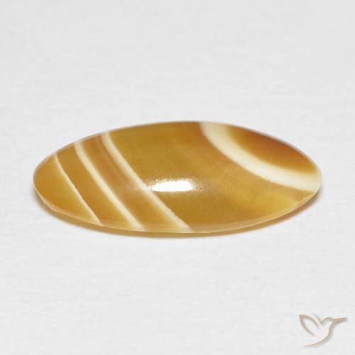 Ágata Multicolor natural de 4.82 ct, Ovalada, Opaco