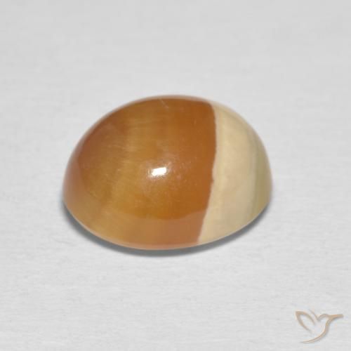 Ágata Multicolor natural de 6.65 ct, Ovalada, Opaco