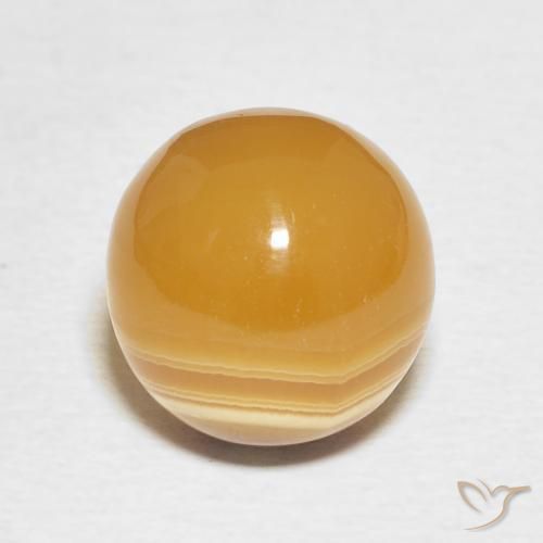 Ágata Multicolor natural de 10.47 ct, Esfera / Bola, Opaco