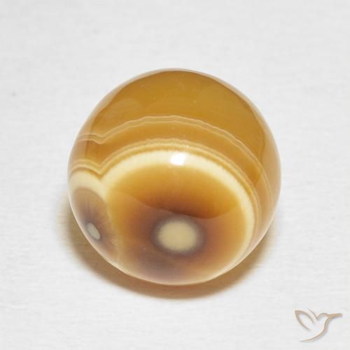 Ágata Multicolor natural de 10.47 ct, Esfera / Bola, Opaco