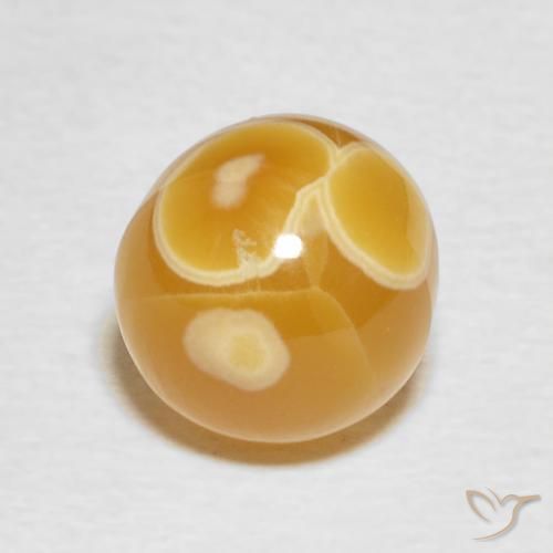 Ágata Multicolor natural de 5.00 ct, Esfera / Bola, Opaco