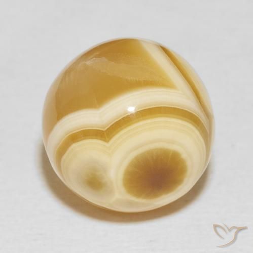 Ágata Multicolor natural de 23.42 ct, Esfera / Bola, Opaco