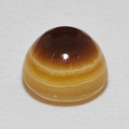 Ágata Multicolor natural de 5.91 ct, Redondo, Opaco