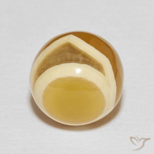 Ágata Multicolor natural de 12.89 ct, Esfera / Bola, Opaco