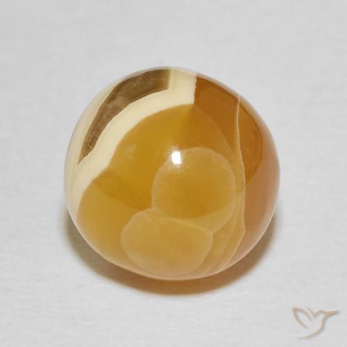 Ágata Multicolor natural de 12.89 ct, Esfera / Bola, Opaco