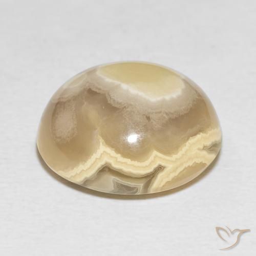 Ágata Multicolor natural de 16.34 ct, Ovalada, Opaco