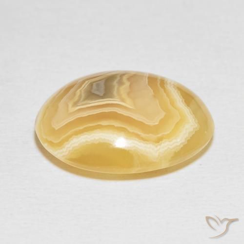 Ágata Multicolor natural de 16.33 ct, Ovalada, Opaco
