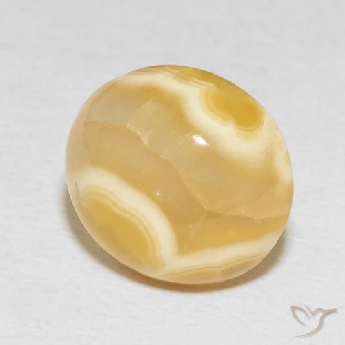 Ágata Multicolor natural de 6.89 ct, Ovalada, Opaco