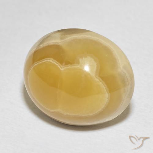 Ágata Multicolor natural de 16.85 ct, Ovalada, Opaco