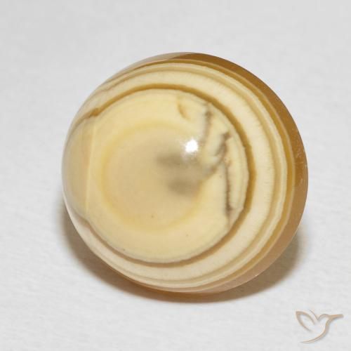 Ágata Multicolor natural de 12.01 ct, Ovalada, Opaco