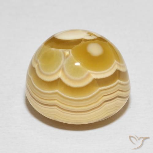 Ágata Multicolor natural de 19.86 ct, Ovalada, Opaco