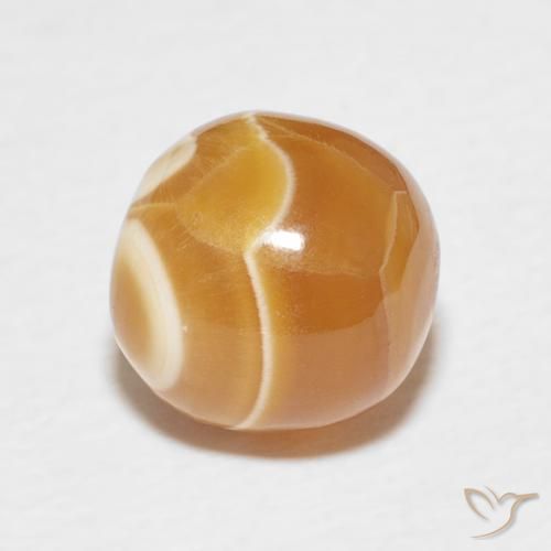 Ágata Multicolor natural de 5.49 ct, Esfera / Bola, Opaco