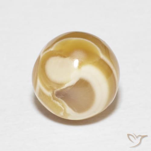 5.14ct Natural Multicolor Ágata, Esfera / Bola, Opaco