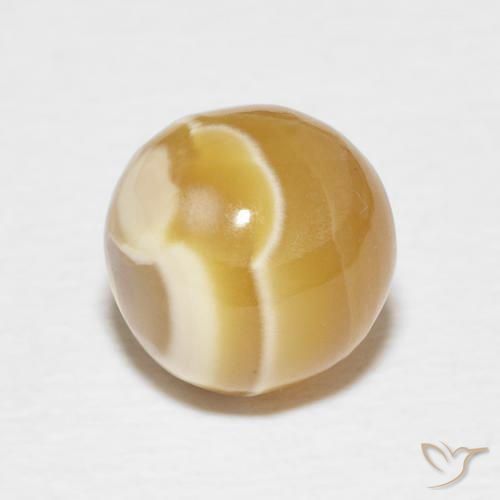 Ágata Multicolor natural de 5.14 ct, Esfera / Bola, Opaco