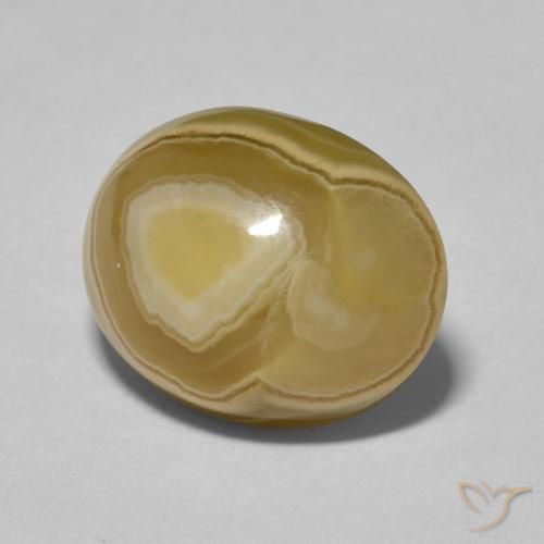 Ágata Multicolor natural de 7.86 ct, Ovalada, Opaco