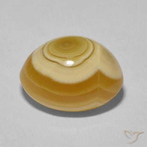 Ágata Multicolor natural de 9.34 ct, Ovalada, Opaco