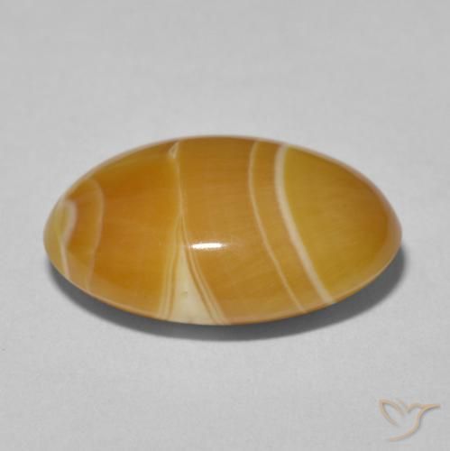 Ágata Multicolor natural de 9.57 ct, Ovalada, Opaco