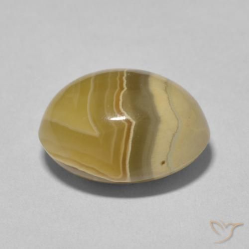 Ágata Multicolor natural de 7.43 ct, Ovalada, Opaco
